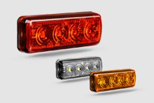 New marker lamps for heavy goods vehicles, trailers and semi-trailers