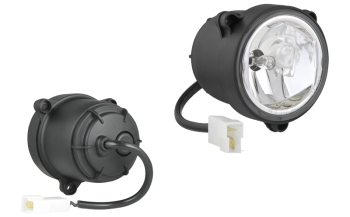 Halogen work lamp (3 screw version) with cable and with AMP Faston connector